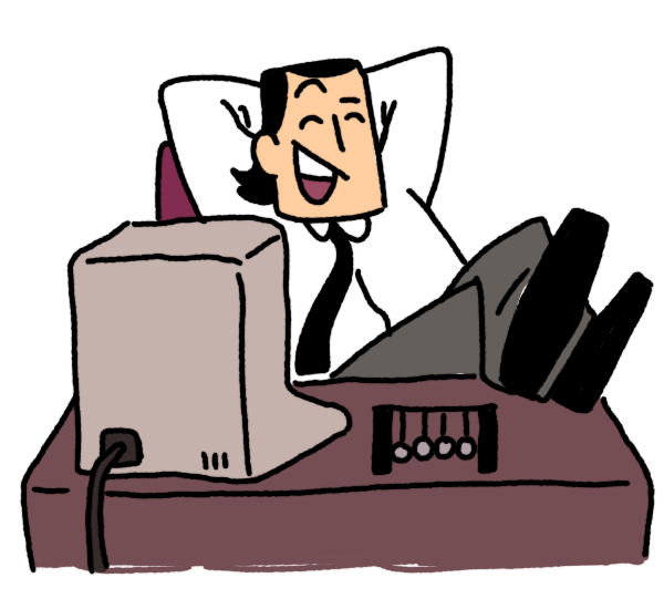 Olly the over eager customer