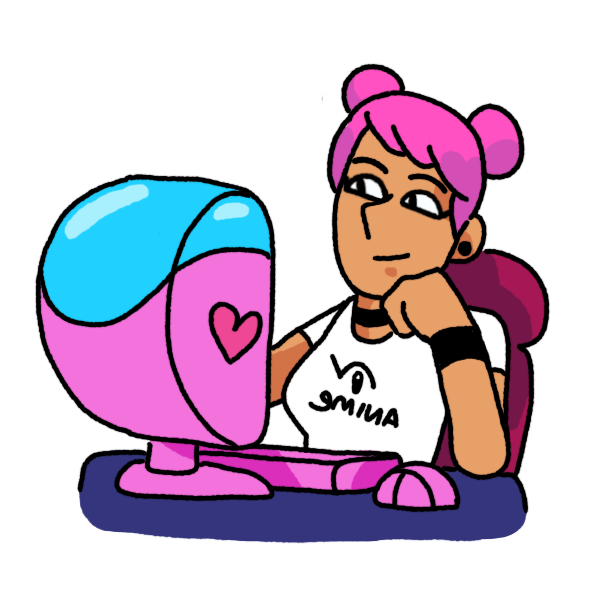 The hacker Trix pondering