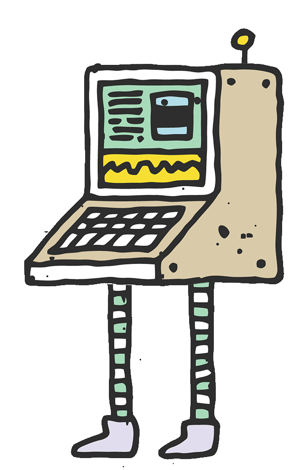 A robot icon
