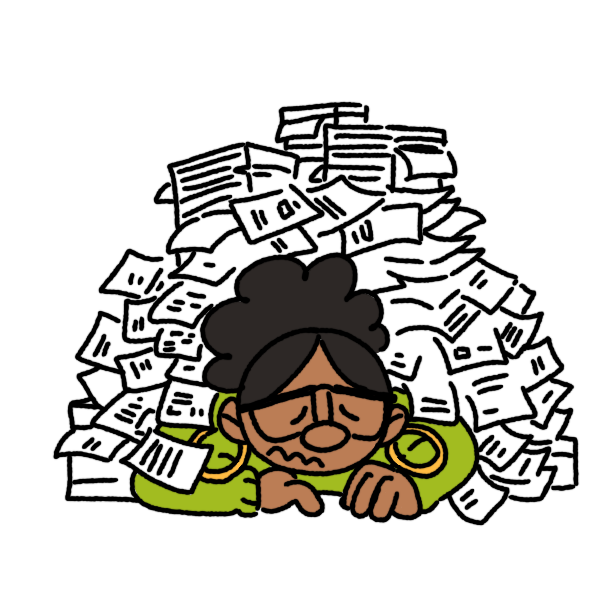 An overwhelmed developer